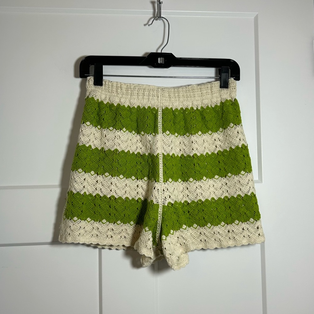 Crochet boho vacation set - crop top + shorts - Picture 5 of 14